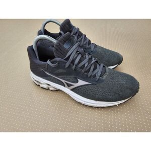 Mizuno Wave Rider 23 Running Shoes Womens Sz 8 Black White Athletic Trainers